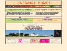 Tablet Screenshot of culinari-mundi.com